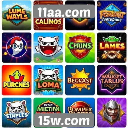 Comparação dos jogos disponíveis no 11aa.com