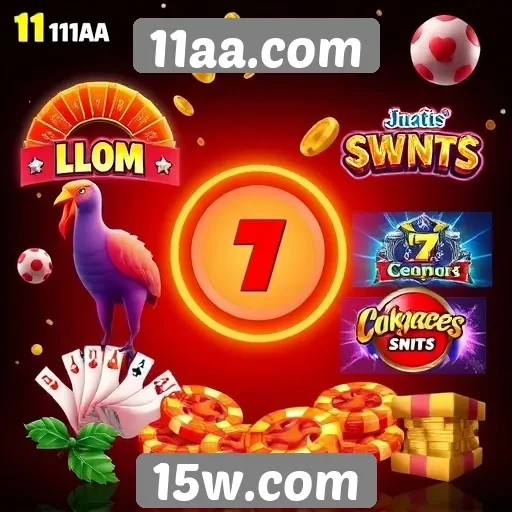 Análise das opções de jogos no 11aa.com
